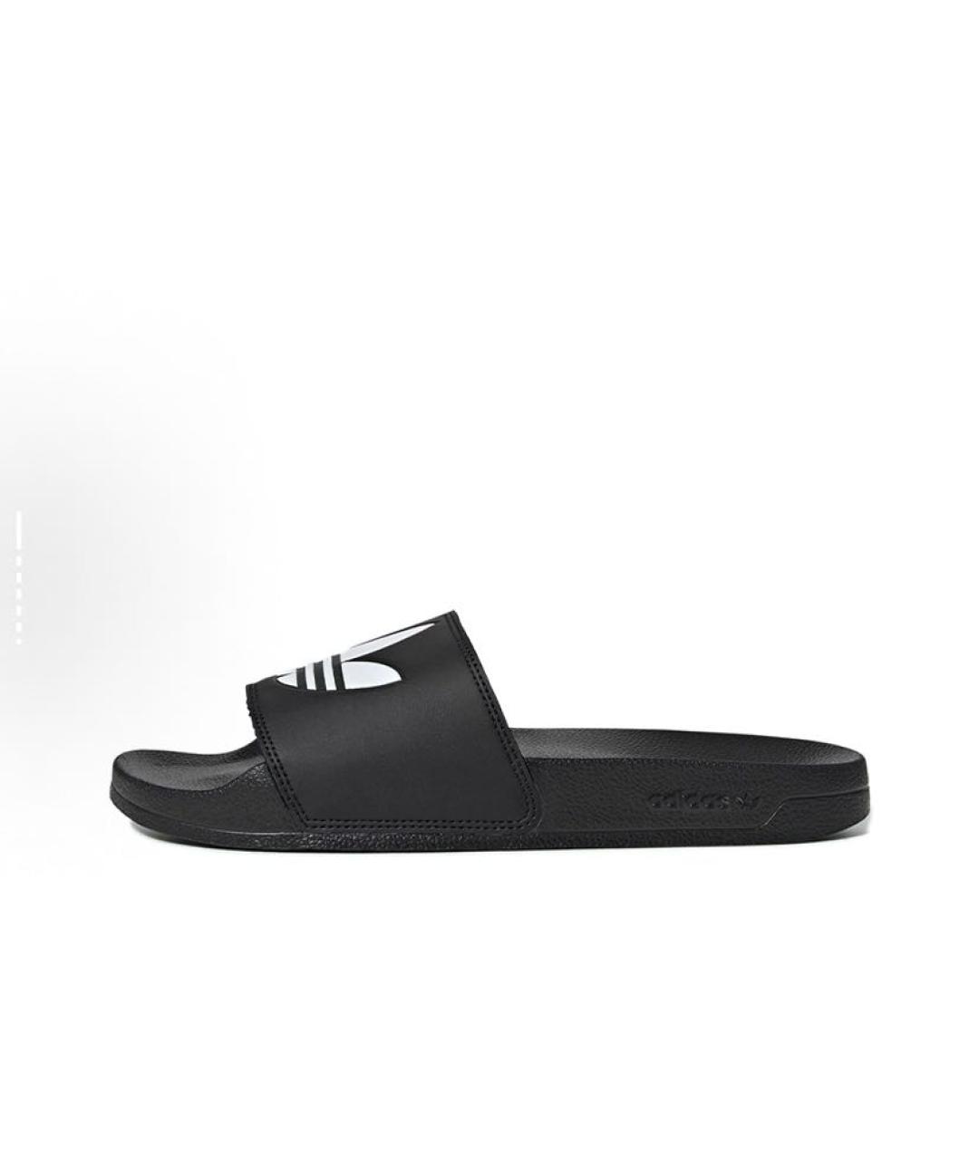 ADIDAS Черные резиновые шлепанцы, фото 3