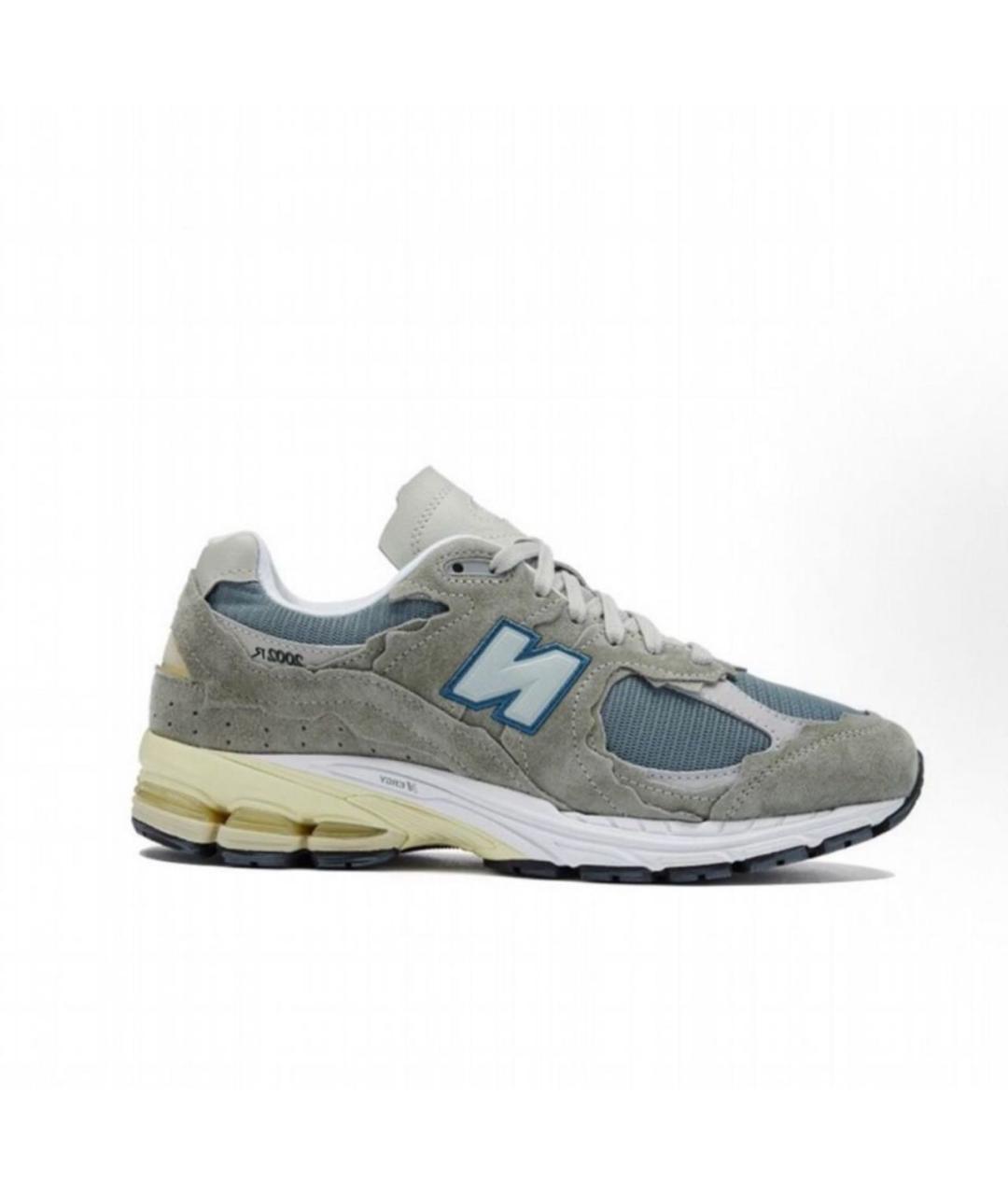 NEW BALANCE Серые замшевые низкие кроссовки / кеды, фото 9