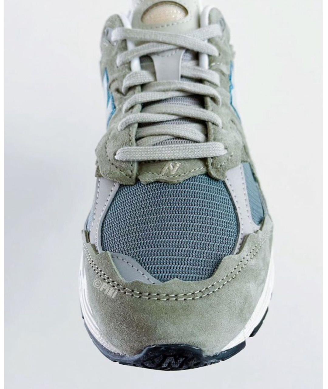 NEW BALANCE Серые замшевые низкие кроссовки / кеды, фото 6