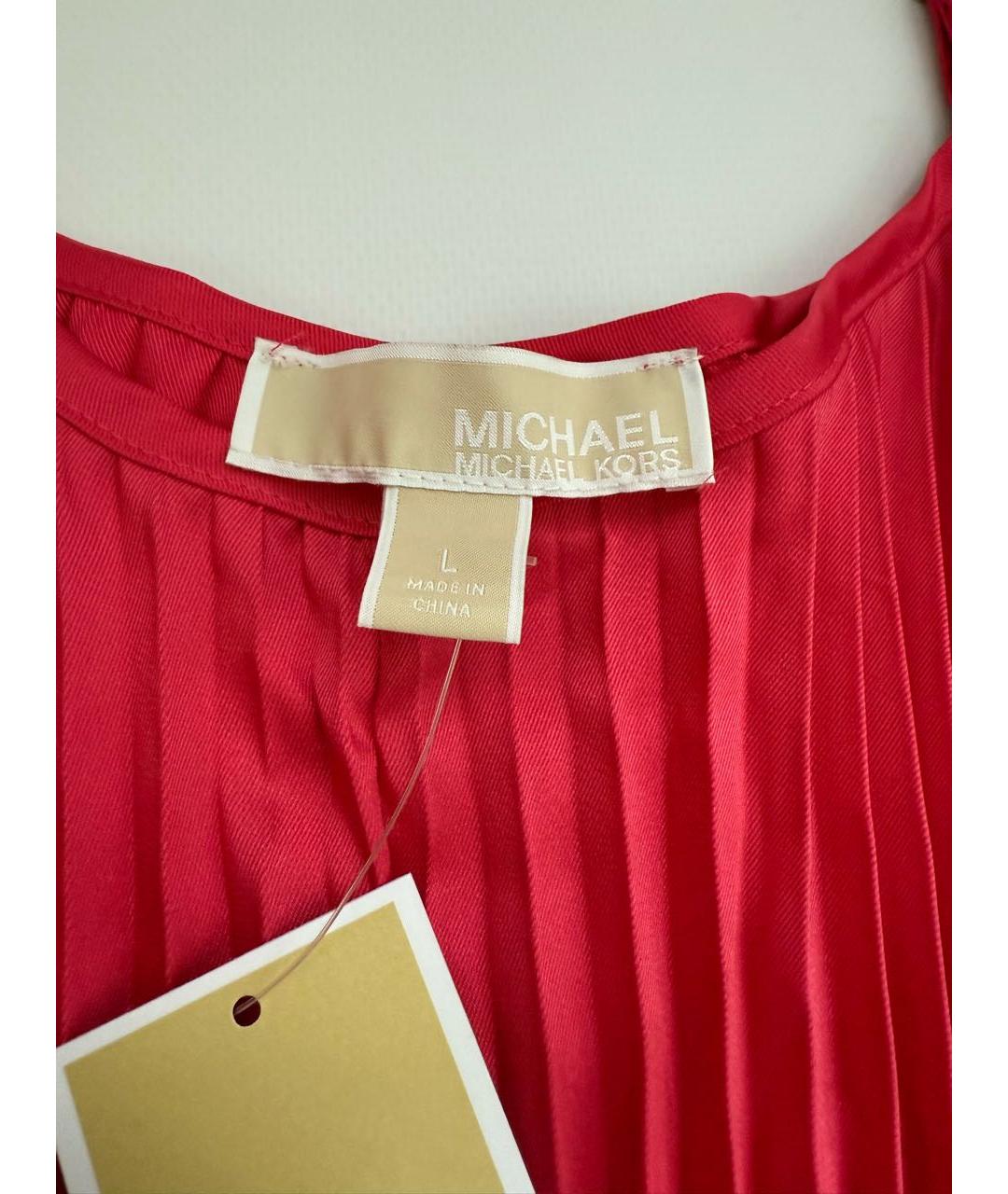 MICHAEL KORS Красный полиэстеровый сарафан, фото 2