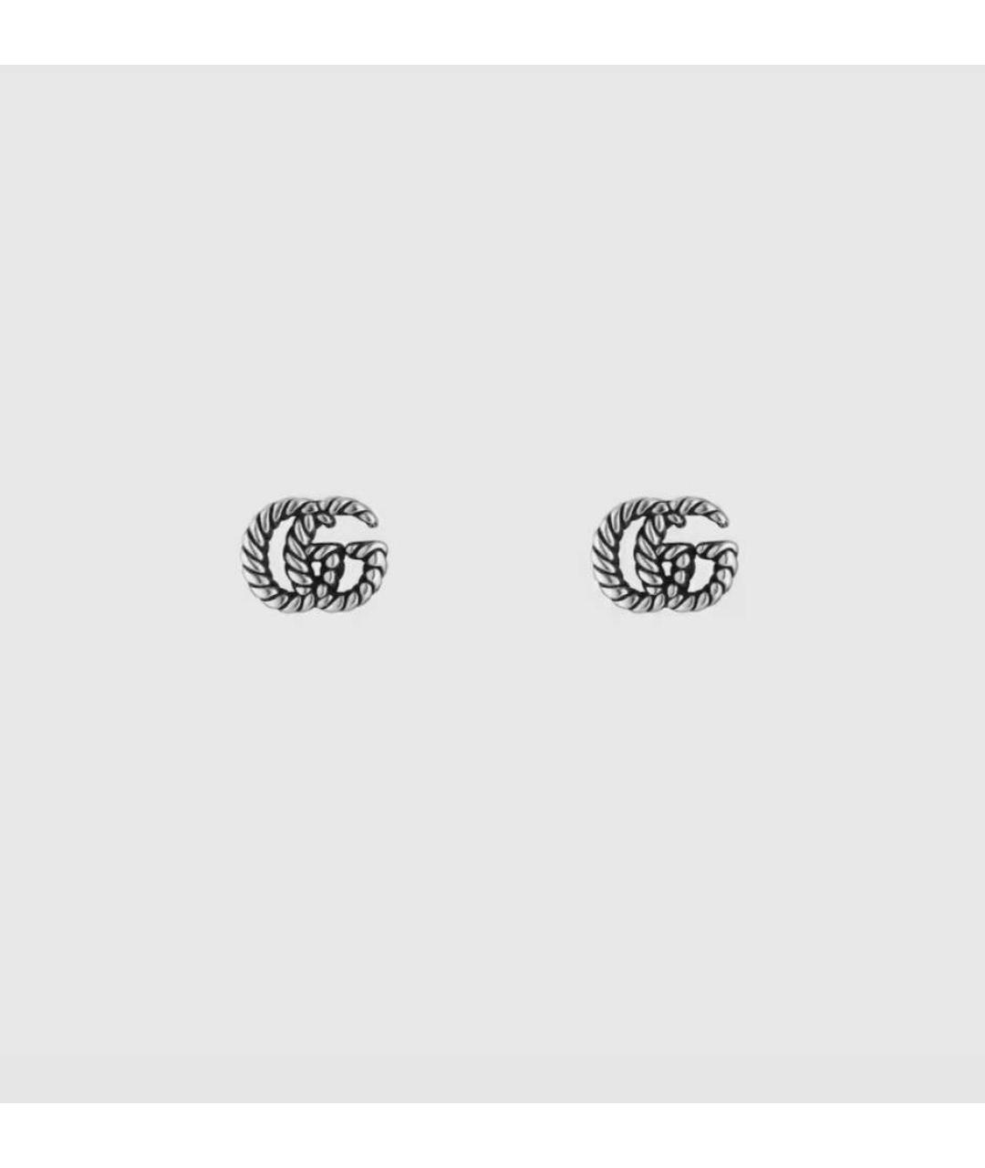 GUCCI Серебряные серебряные серьги, фото 3