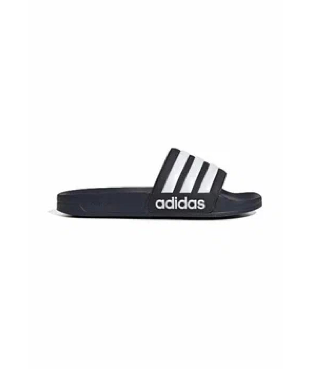 ADIDAS Черные резиновые шлепанцы, фото 1