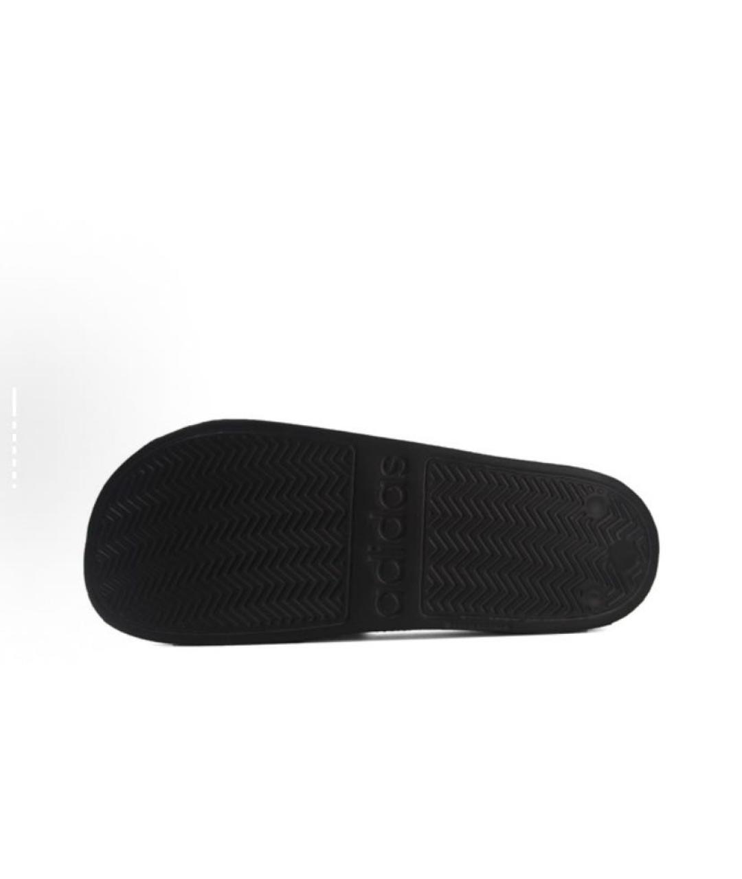 ADIDAS Черные резиновые шлепанцы, фото 5