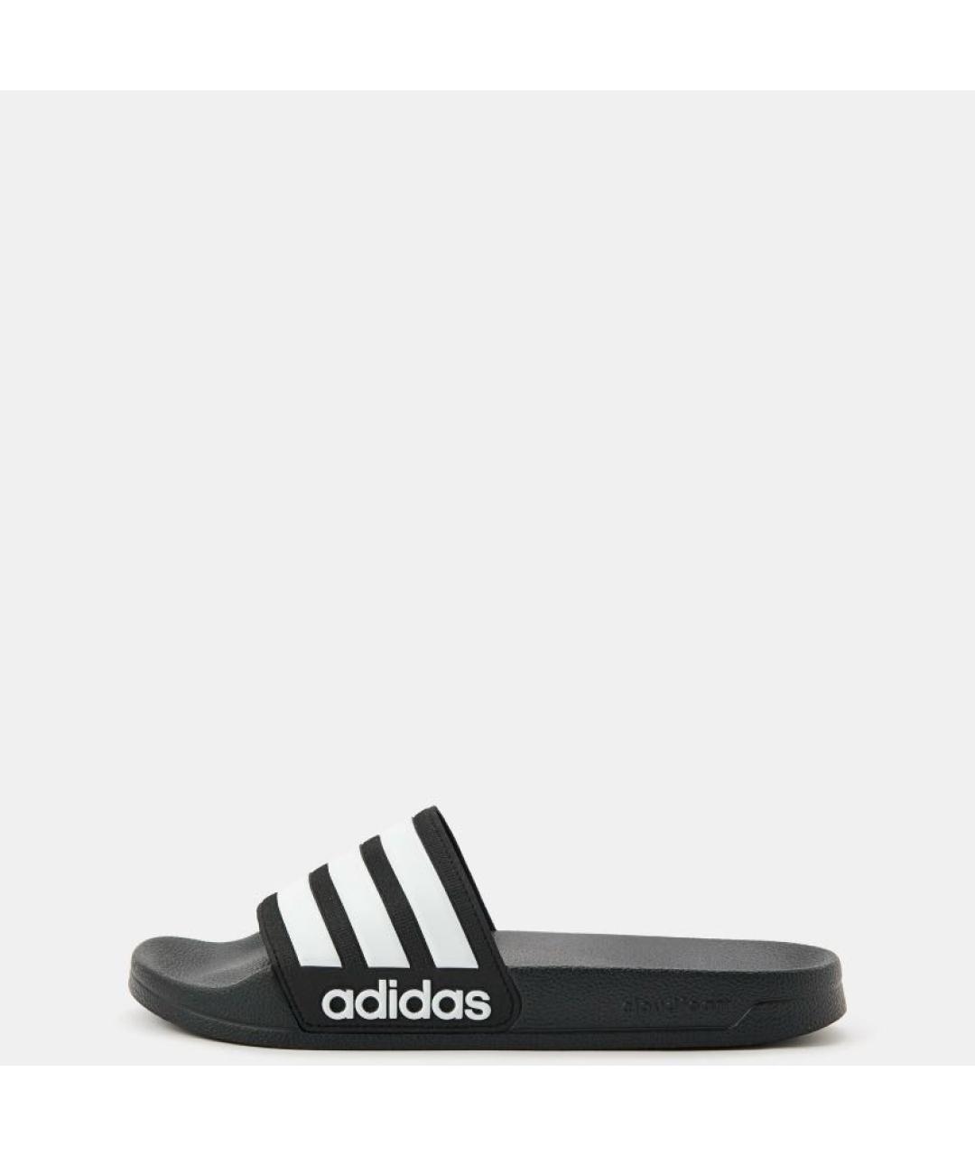 ADIDAS Черные резиновые шлепанцы, фото 2