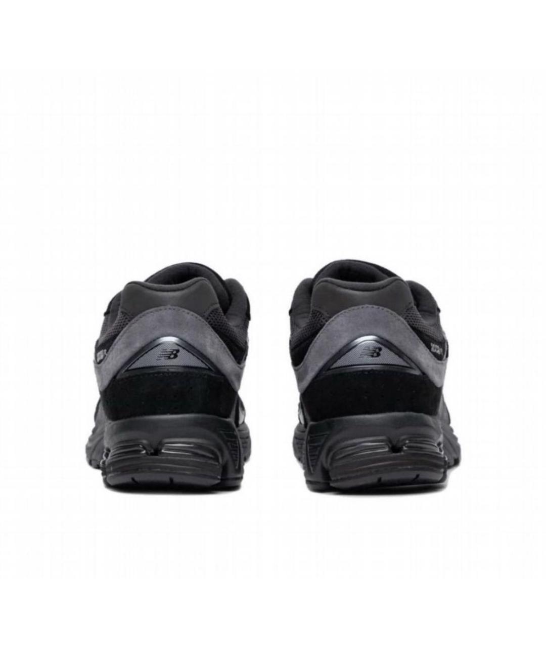 NEW BALANCE Черные замшевые низкие кроссовки / кеды, фото 4