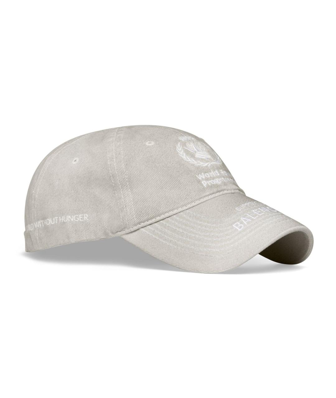 BALENCIAGA Серая хлопковая кепка/бейсболка, фото 3