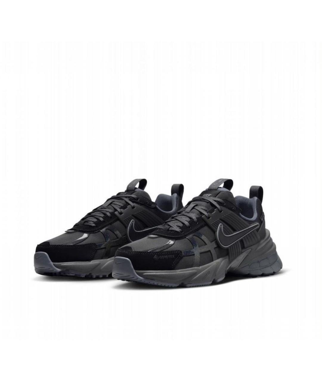 NIKE Черные низкие кроссовки / кеды, фото 2