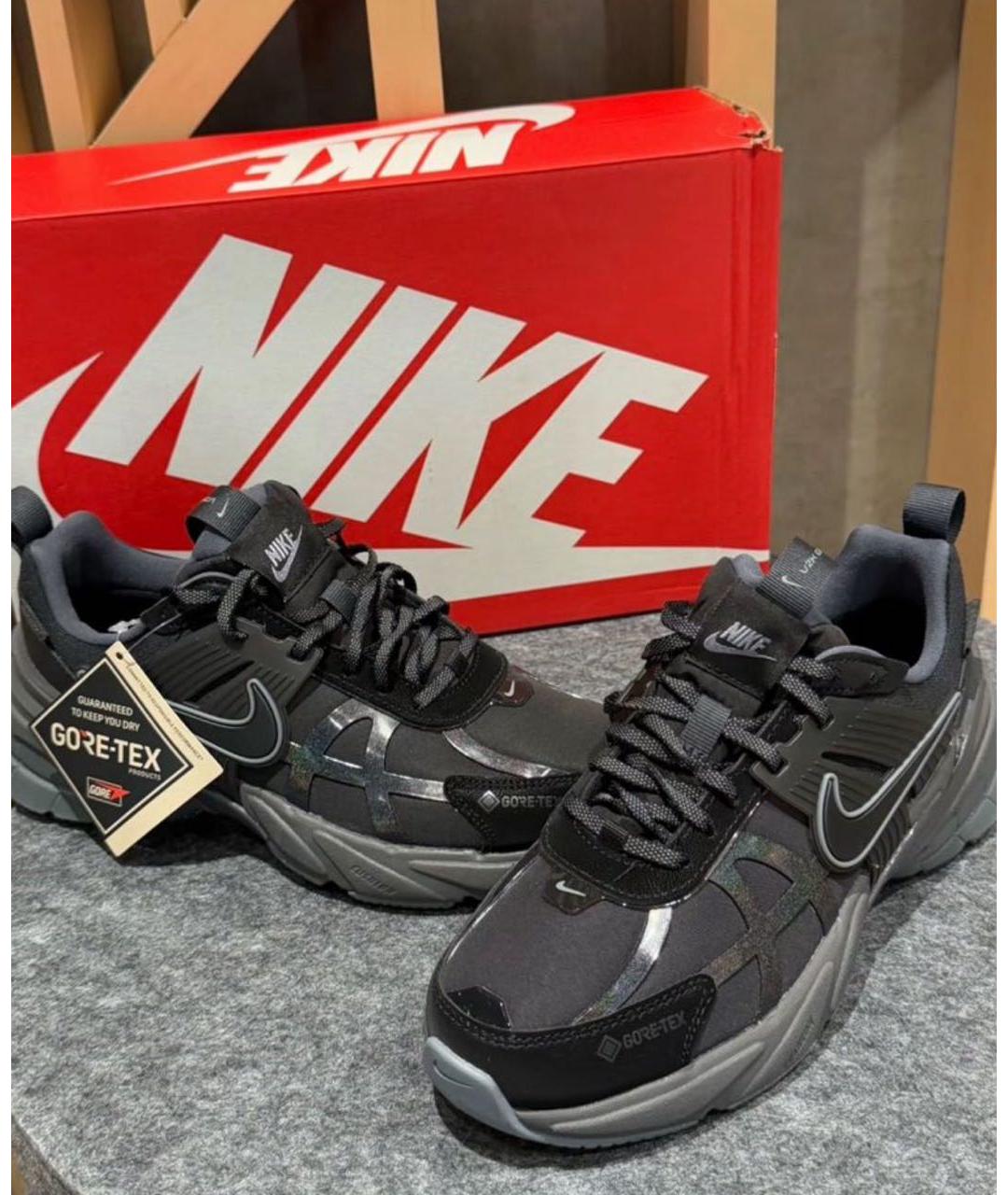 NIKE Черные низкие кроссовки / кеды, фото 5