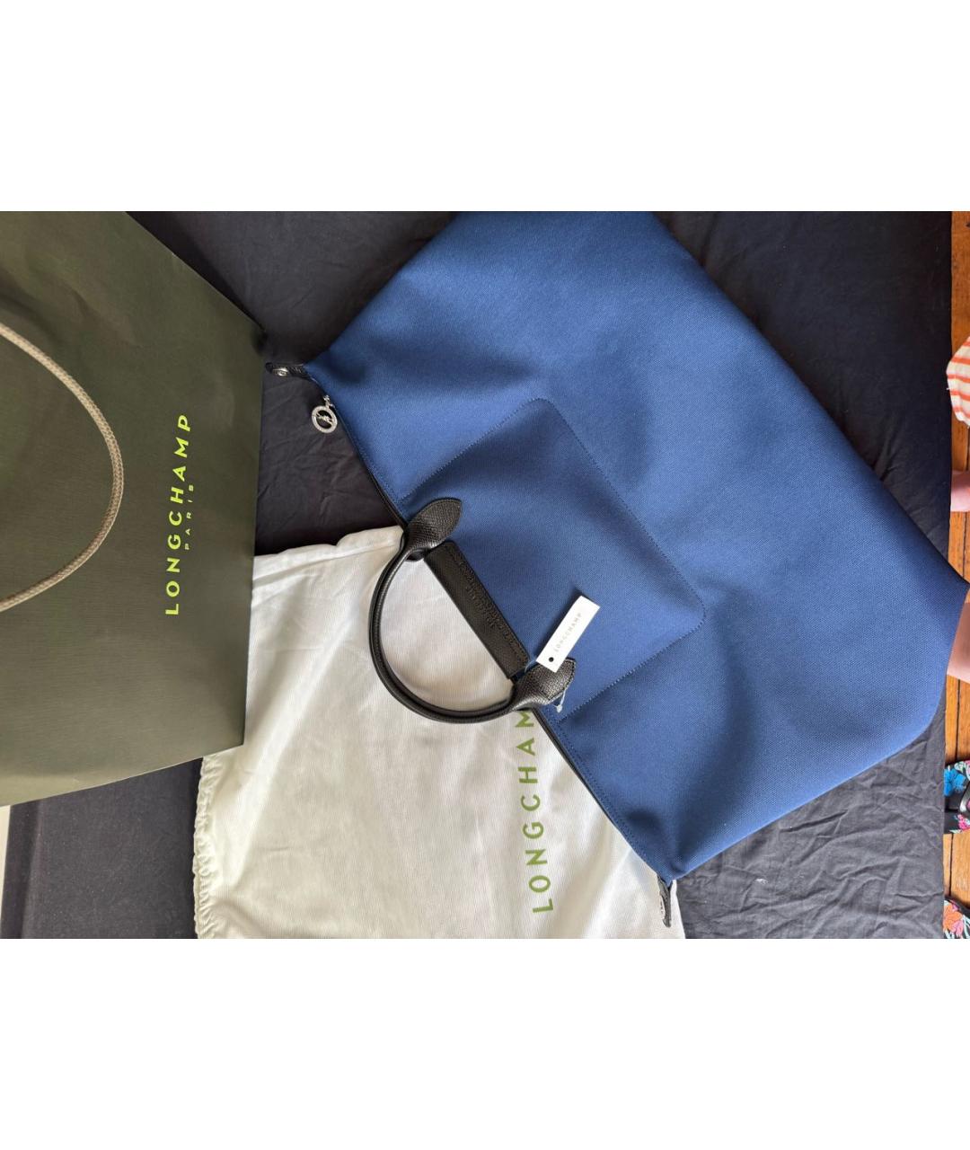 LONGCHAMP Темно-синяя дорожная/спортивная сумка, фото 2
