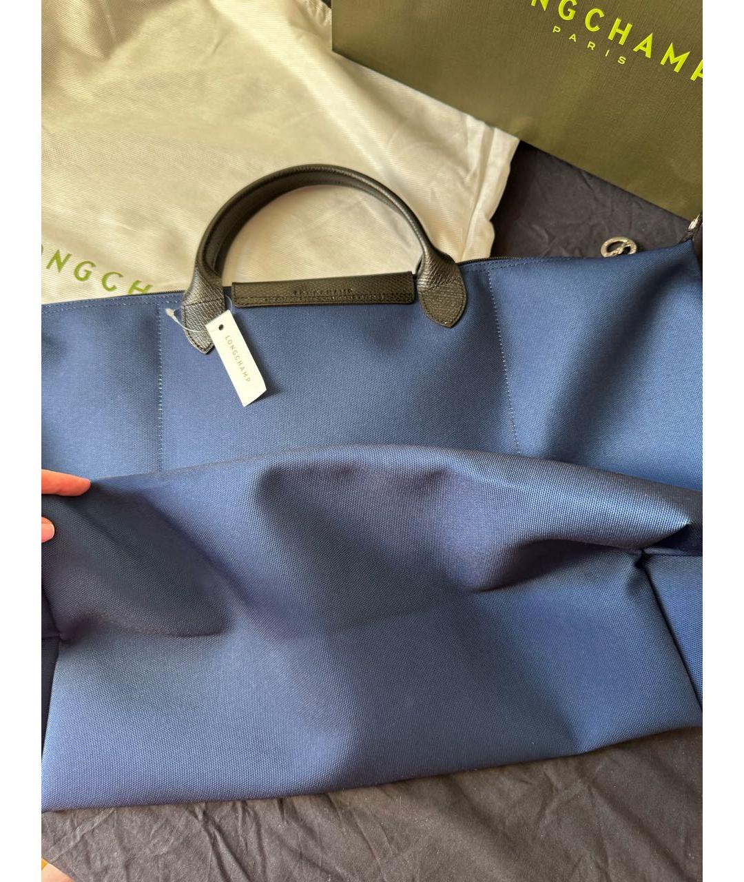 LONGCHAMP Темно-синяя дорожная/спортивная сумка, фото 3