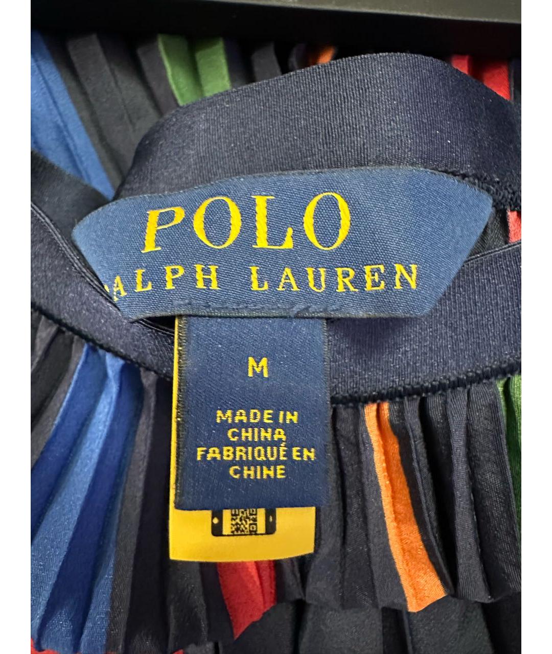 RALPH LAUREN Полиэстеровая юбка миди, фото 8
