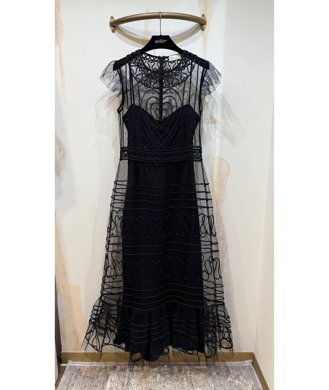 RED VALENTINO Черное вечернее платье, фото 2