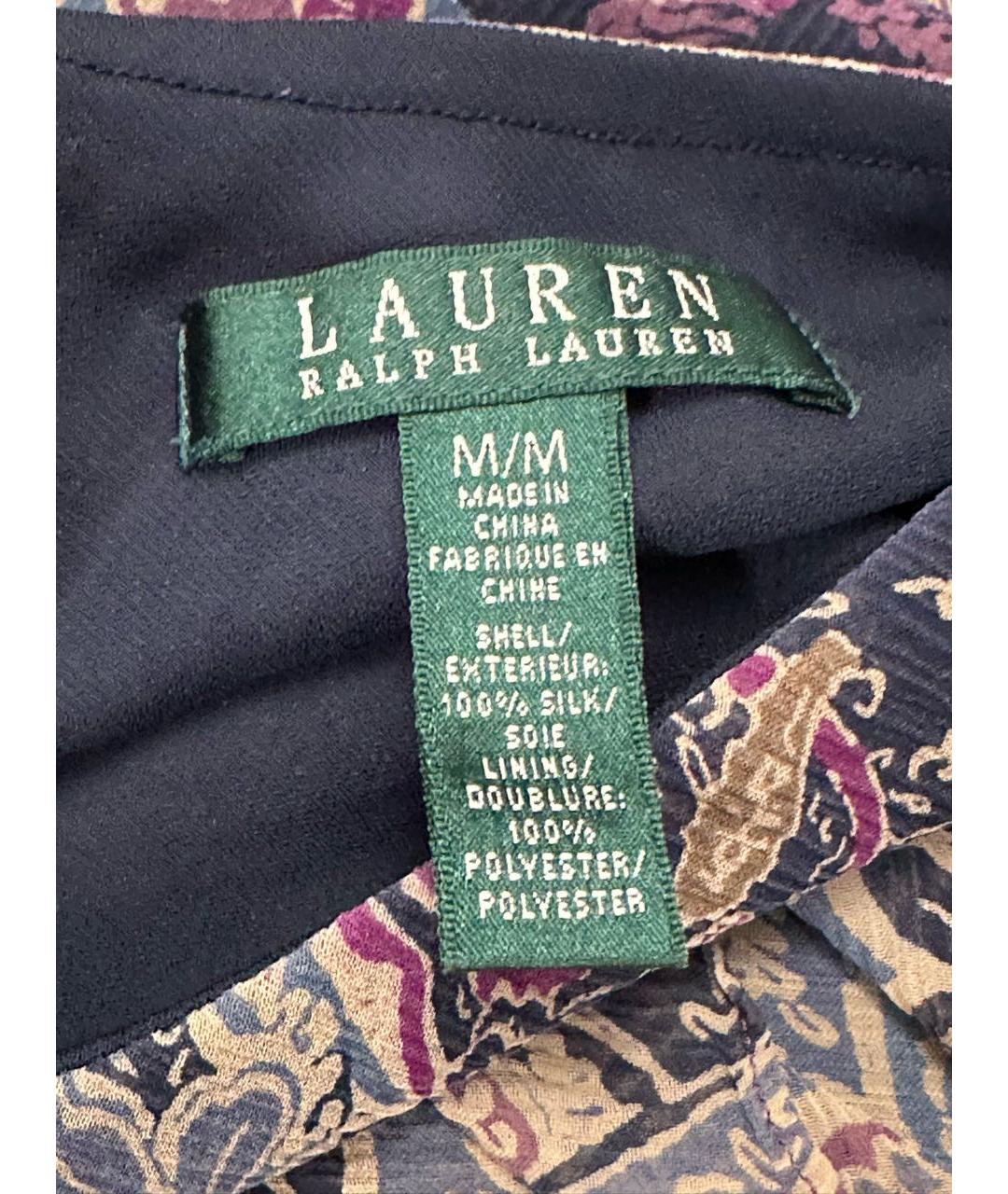 RALPH LAUREN Шелковая юбка миди, фото 4