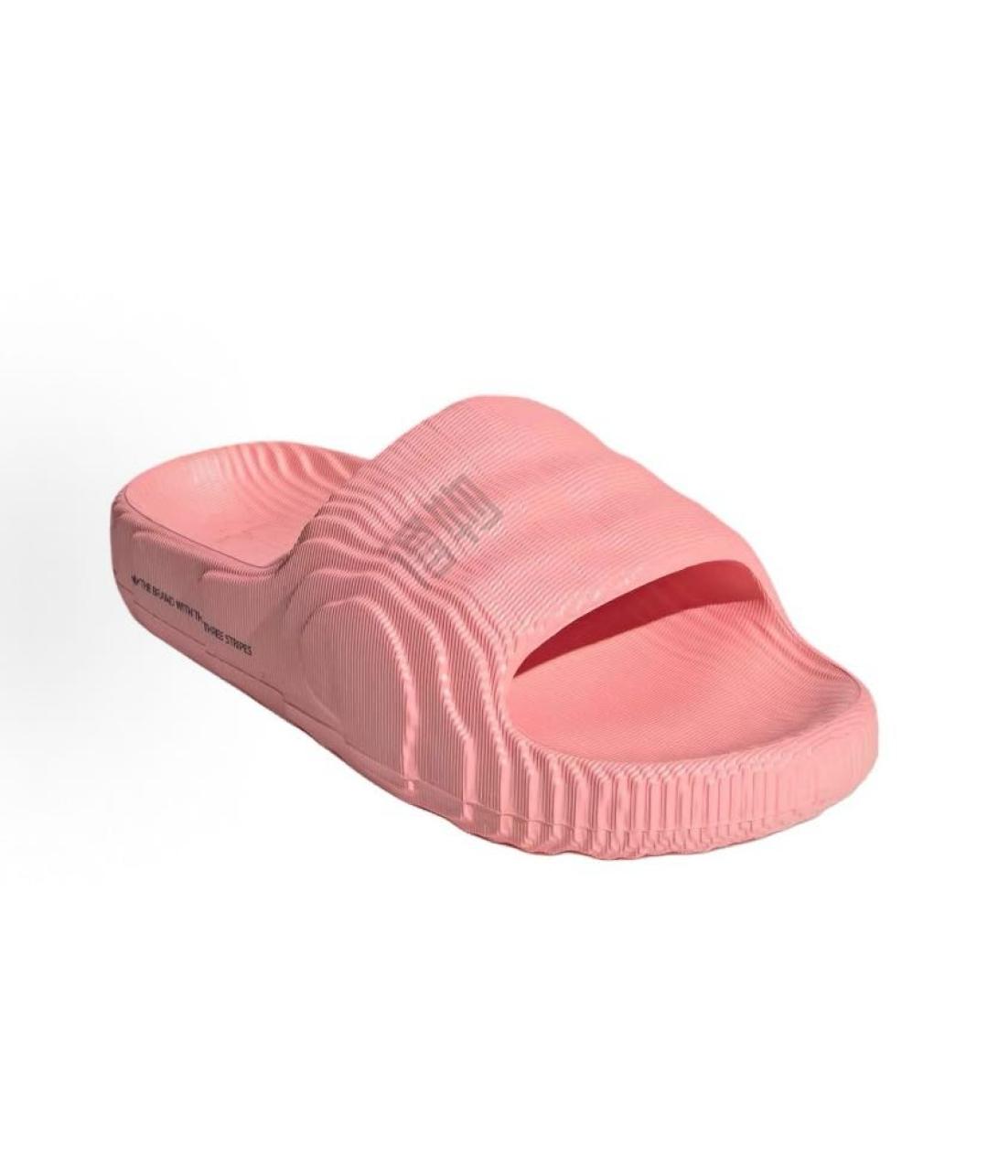 ADIDAS Розовые резиновые шлепанцы, фото 4