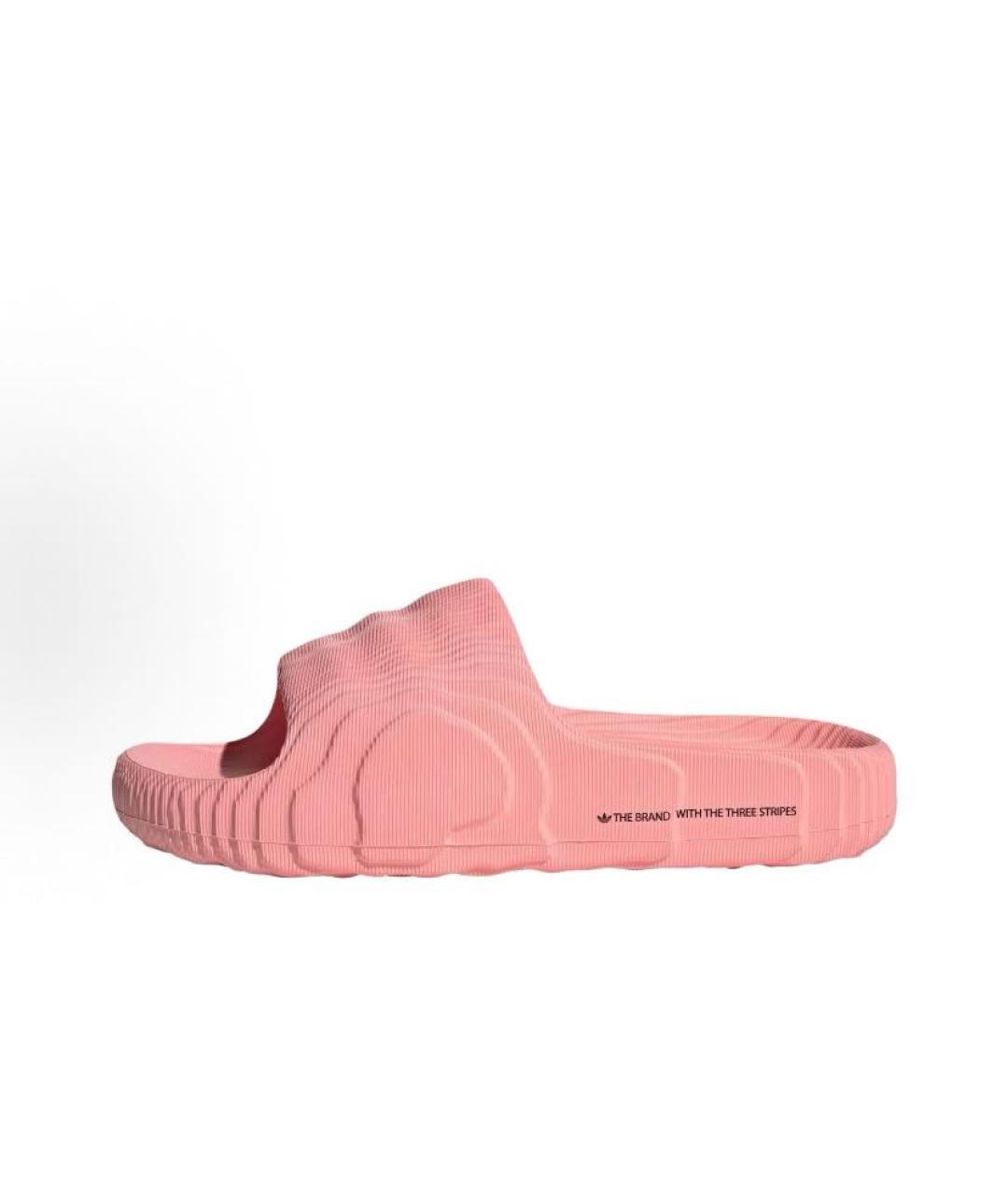 ADIDAS Розовые резиновые шлепанцы, фото 3