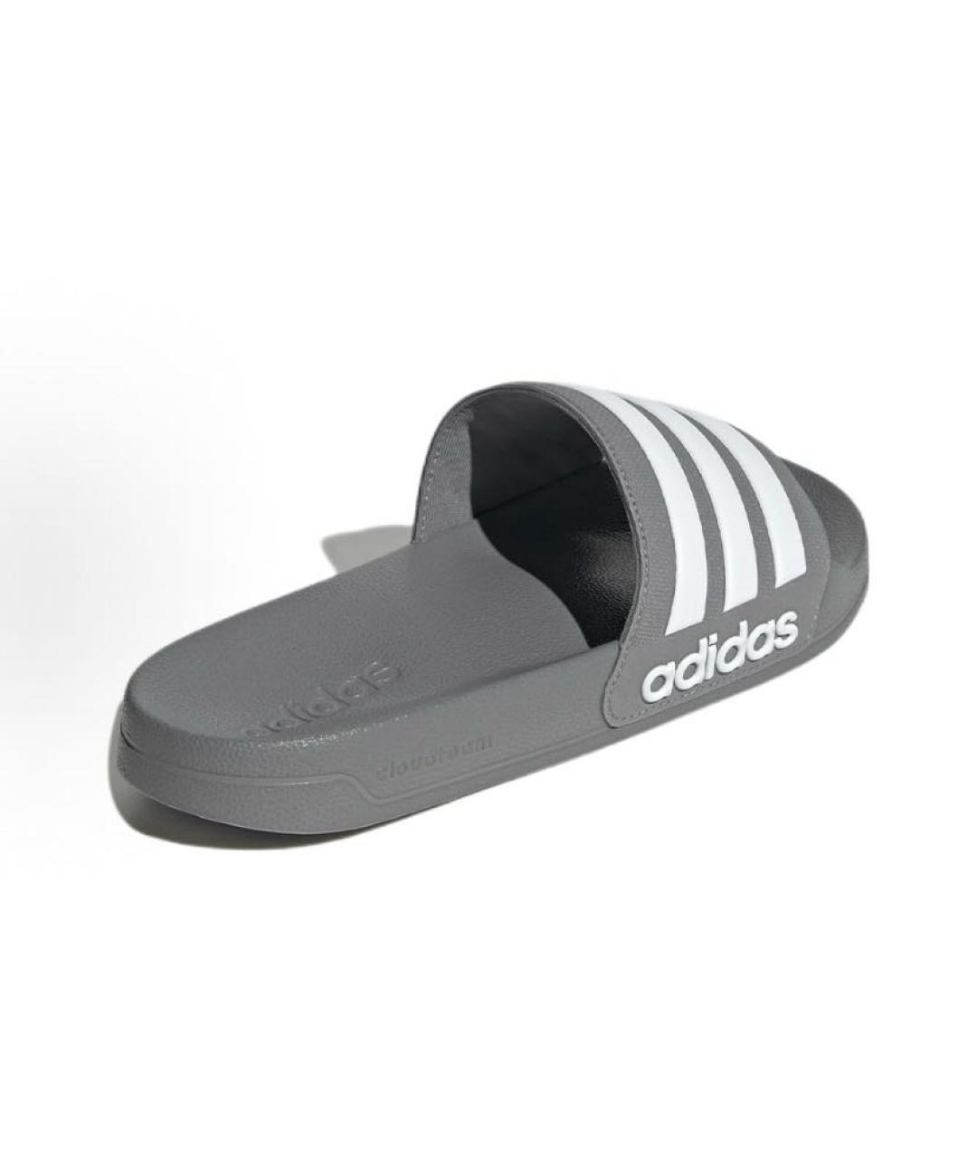 ADIDAS Серые резиновые шлепанцы, фото 5