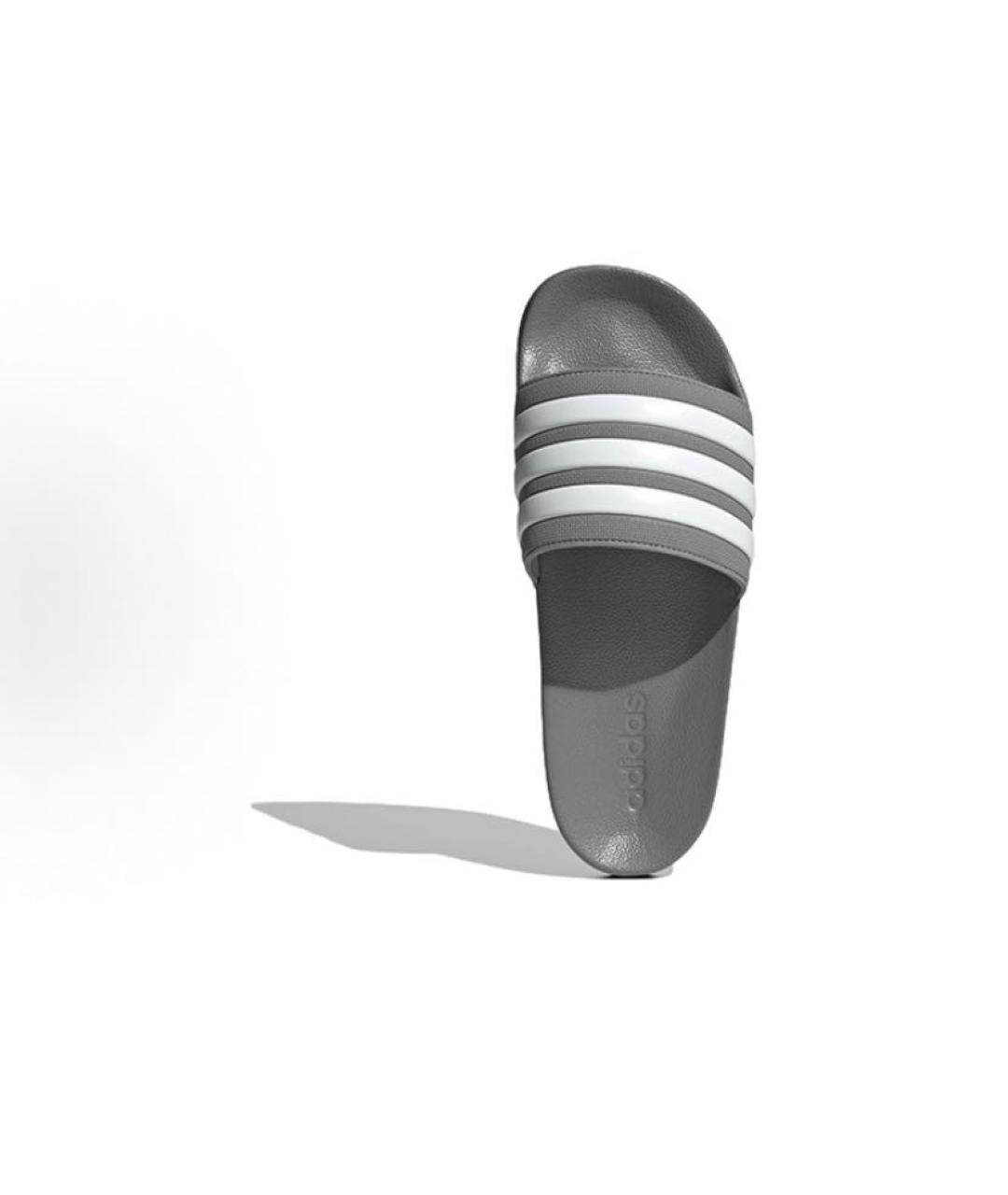 ADIDAS Серые резиновые шлепанцы, фото 6