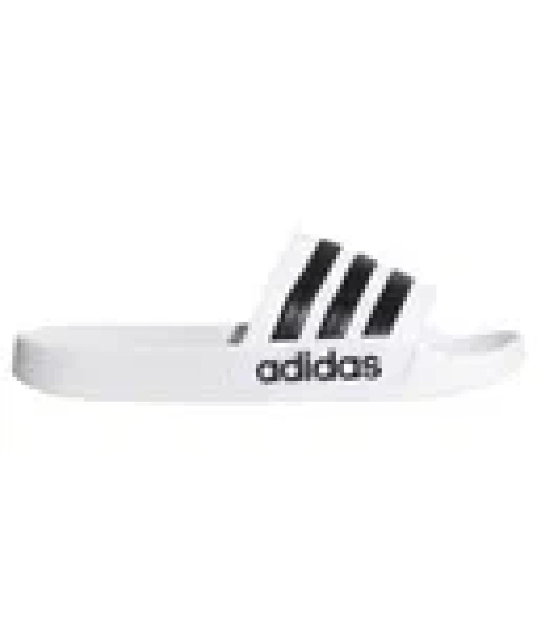 ADIDAS Белые резиновые шлепанцы, фото 8