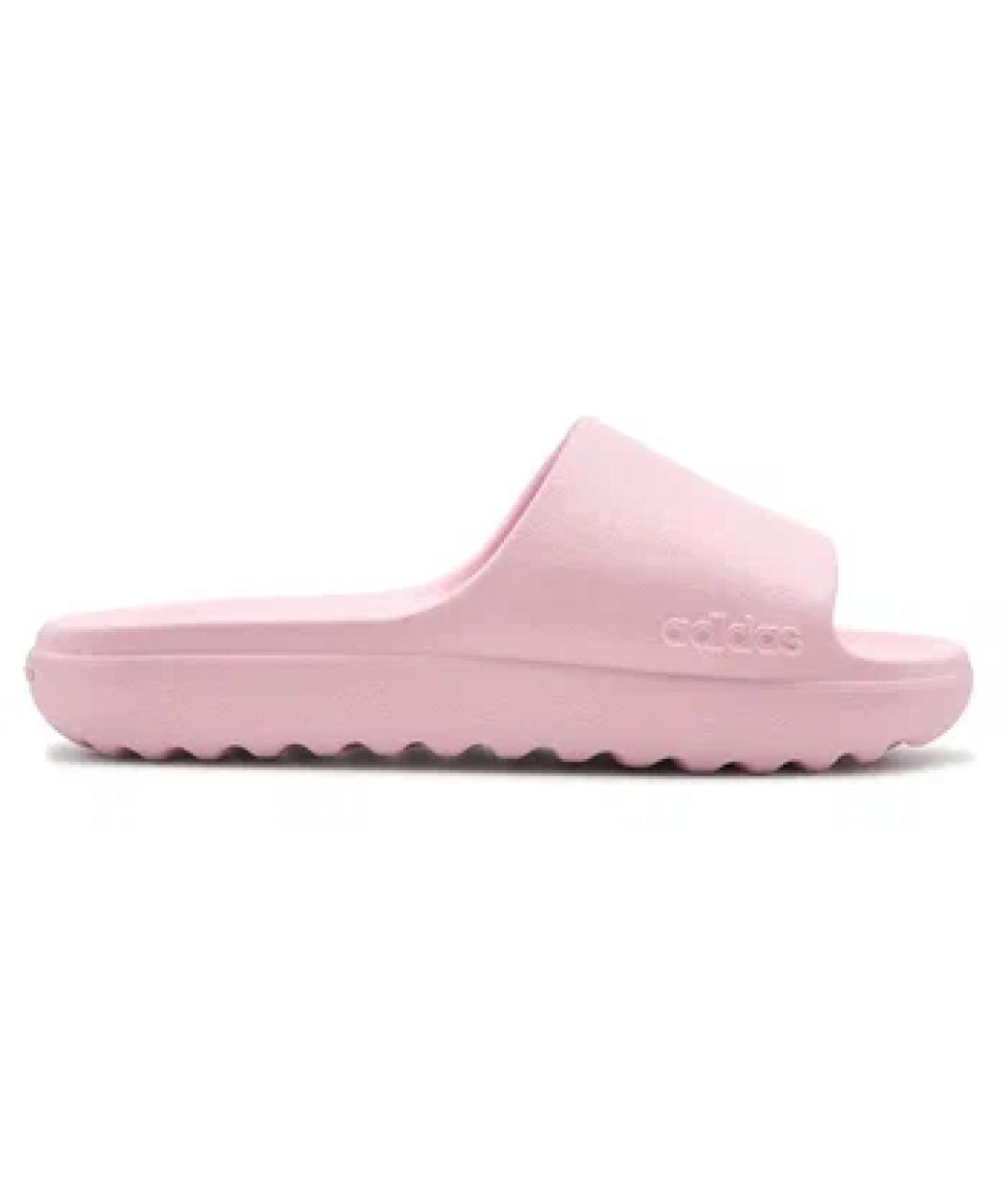 ADIDAS Розовые резиновые шлепанцы, фото 7