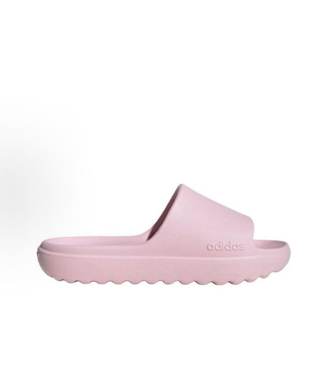 ADIDAS Розовые резиновые шлепанцы, фото 3