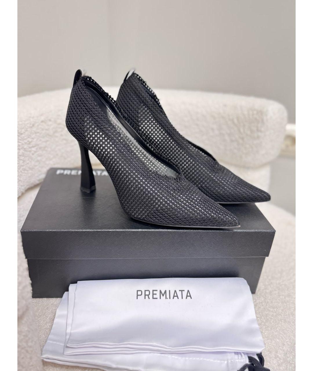 PREMIATA Черные текстильные туфли, фото 8