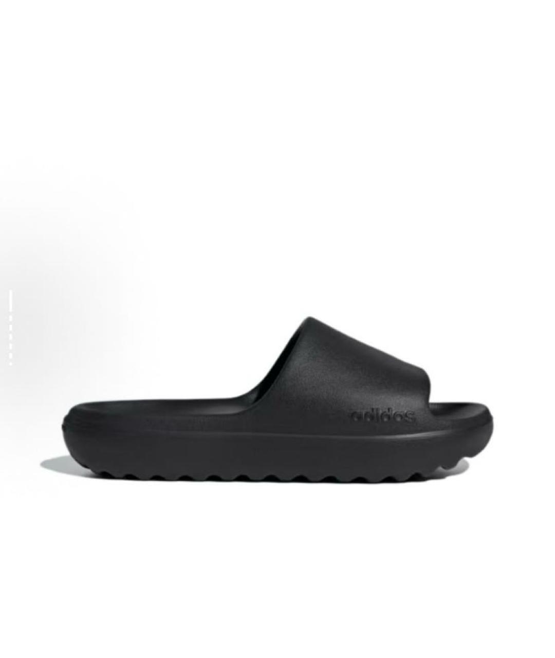 ADIDAS Черные резиновые шлепанцы, фото 6