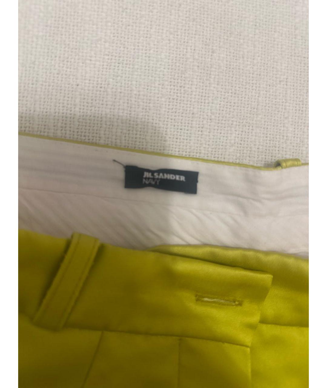 JIL SANDER Зеленые полиэстеровые шорты, фото 3