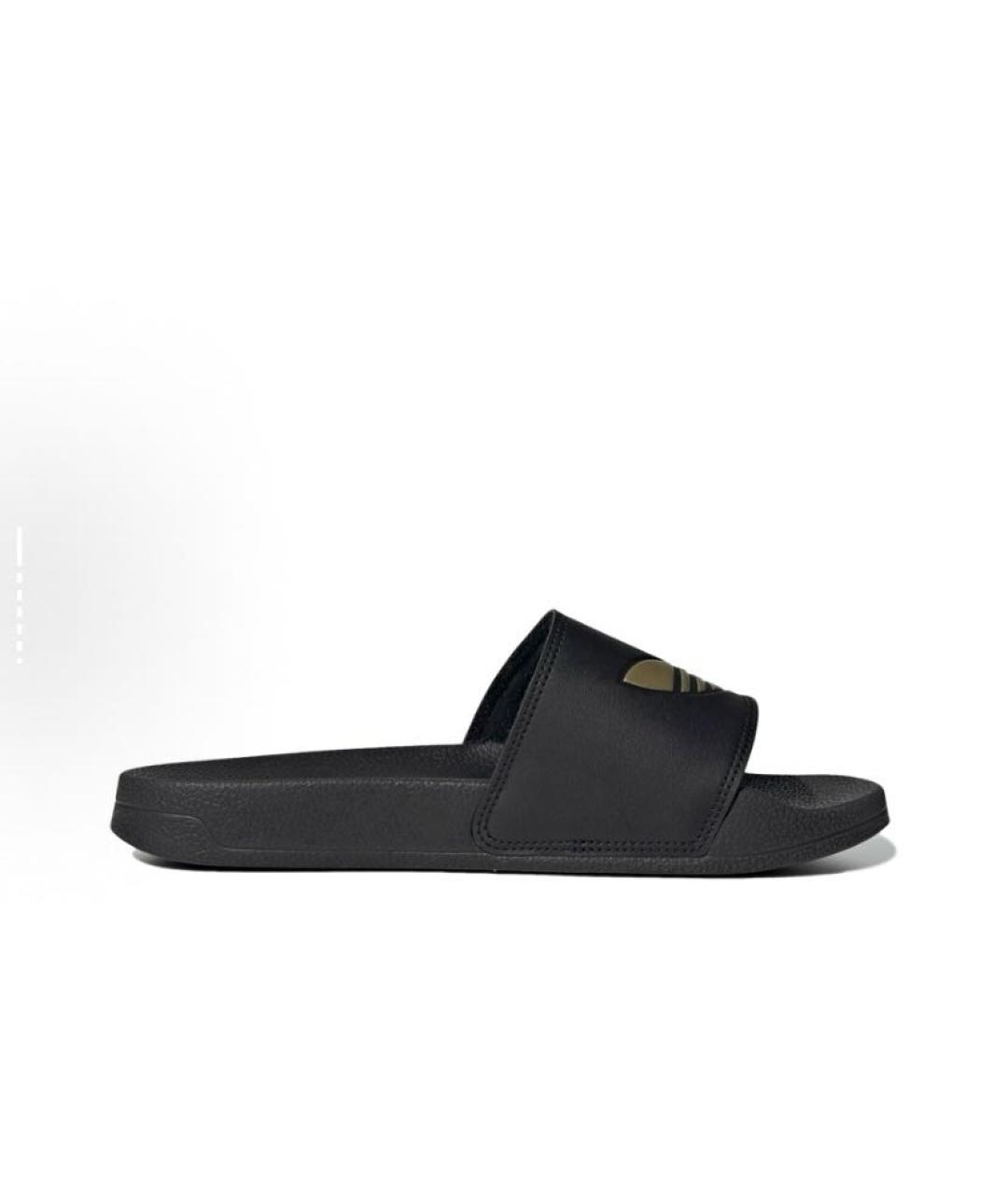 ADIDAS Черные резиновые шлепанцы, фото 2