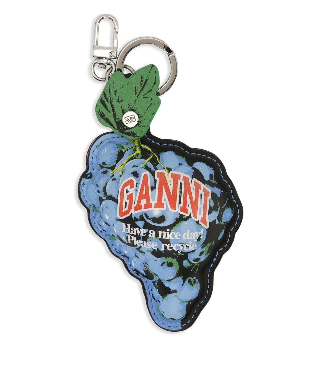GANNI Синий брелок, фото 1