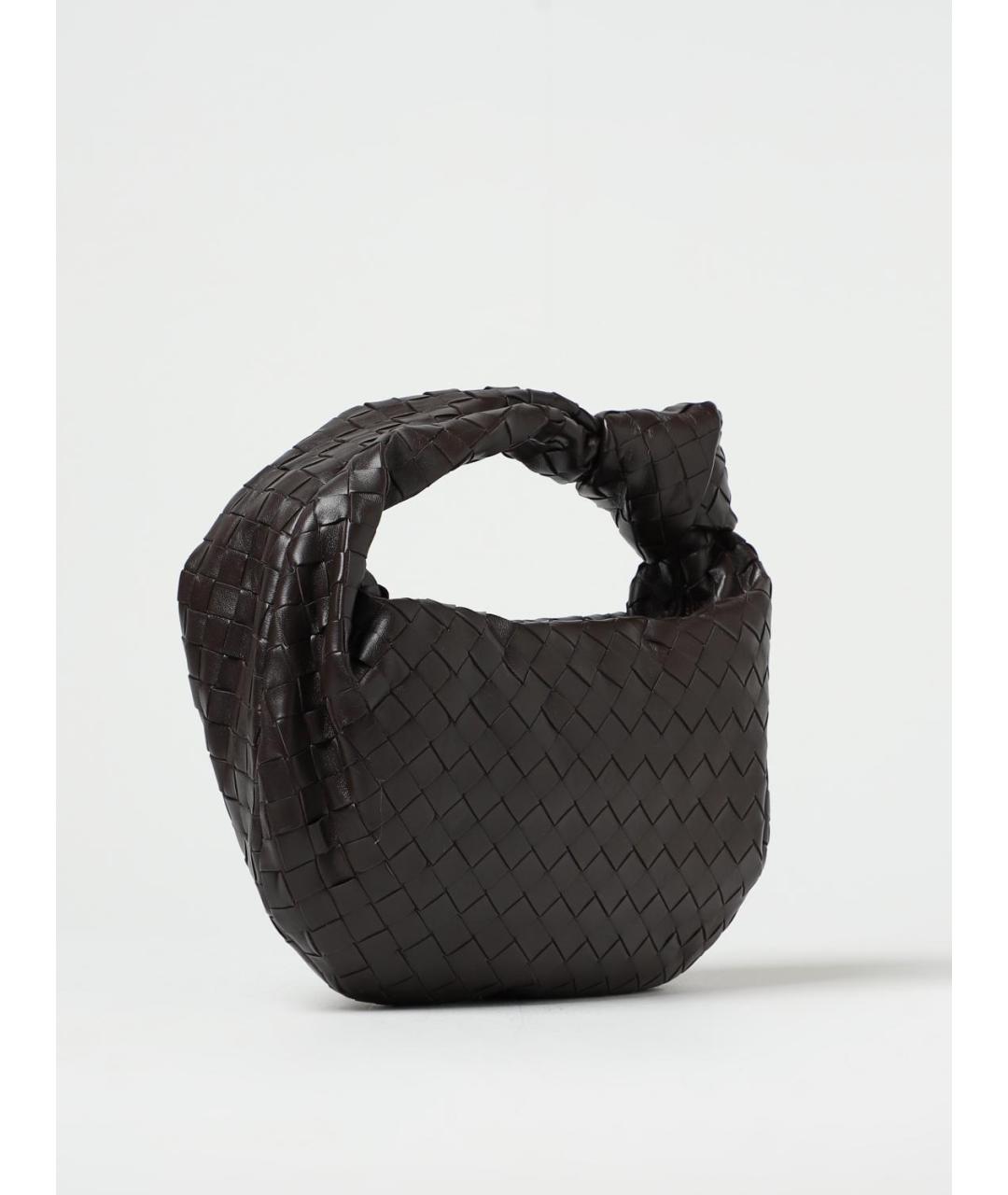 BOTTEGA VENETA Коричневая кожаная сумка через плечо, фото 2