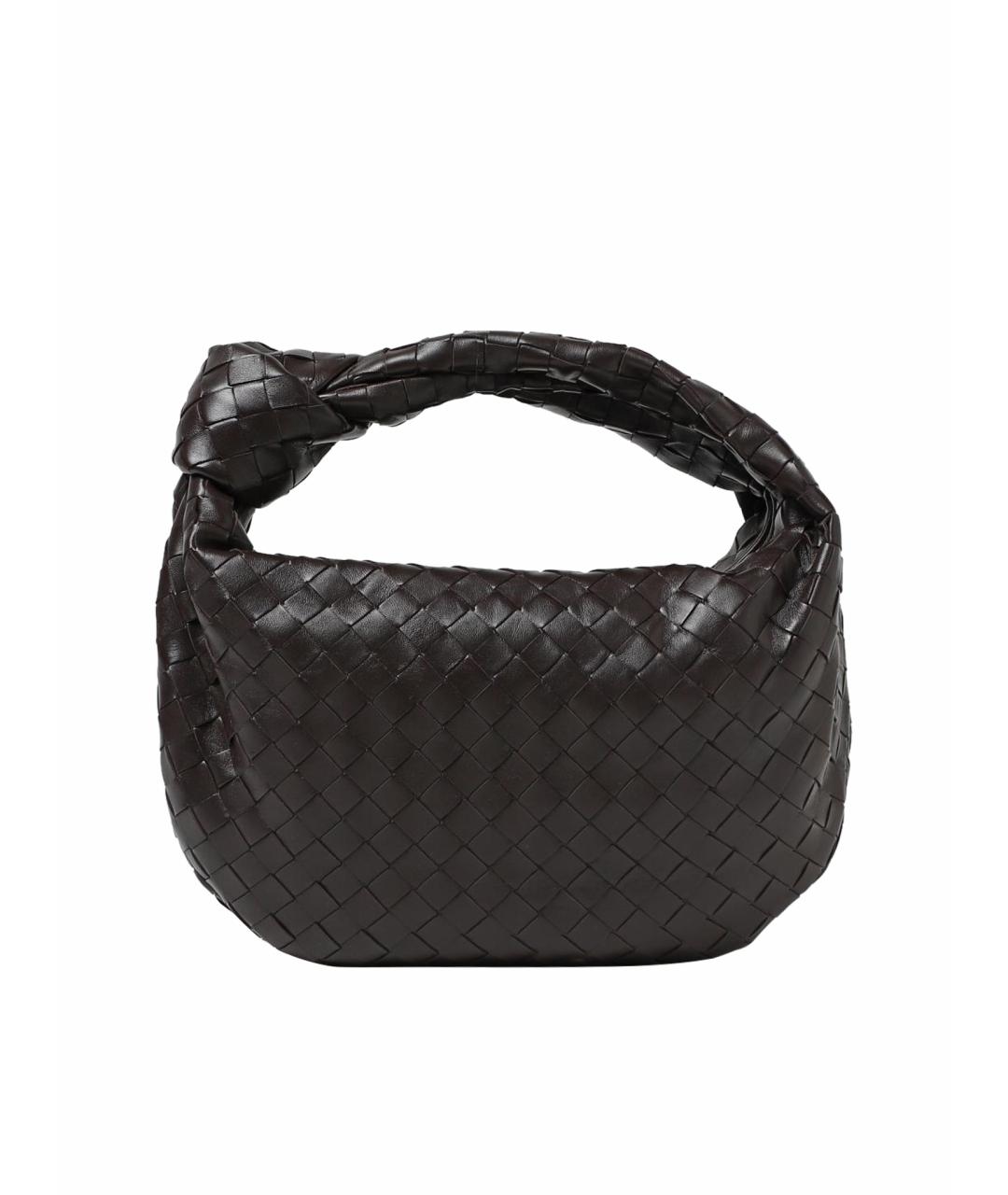 BOTTEGA VENETA Коричневая кожаная сумка через плечо, фото 1