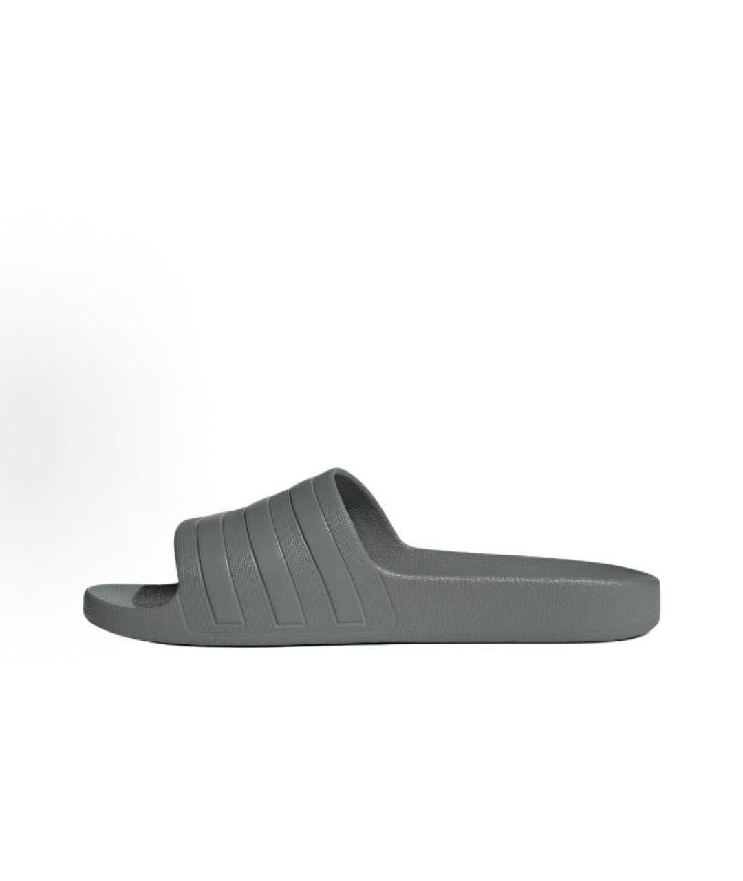 ADIDAS Серые резиновые шлепанцы, фото 4