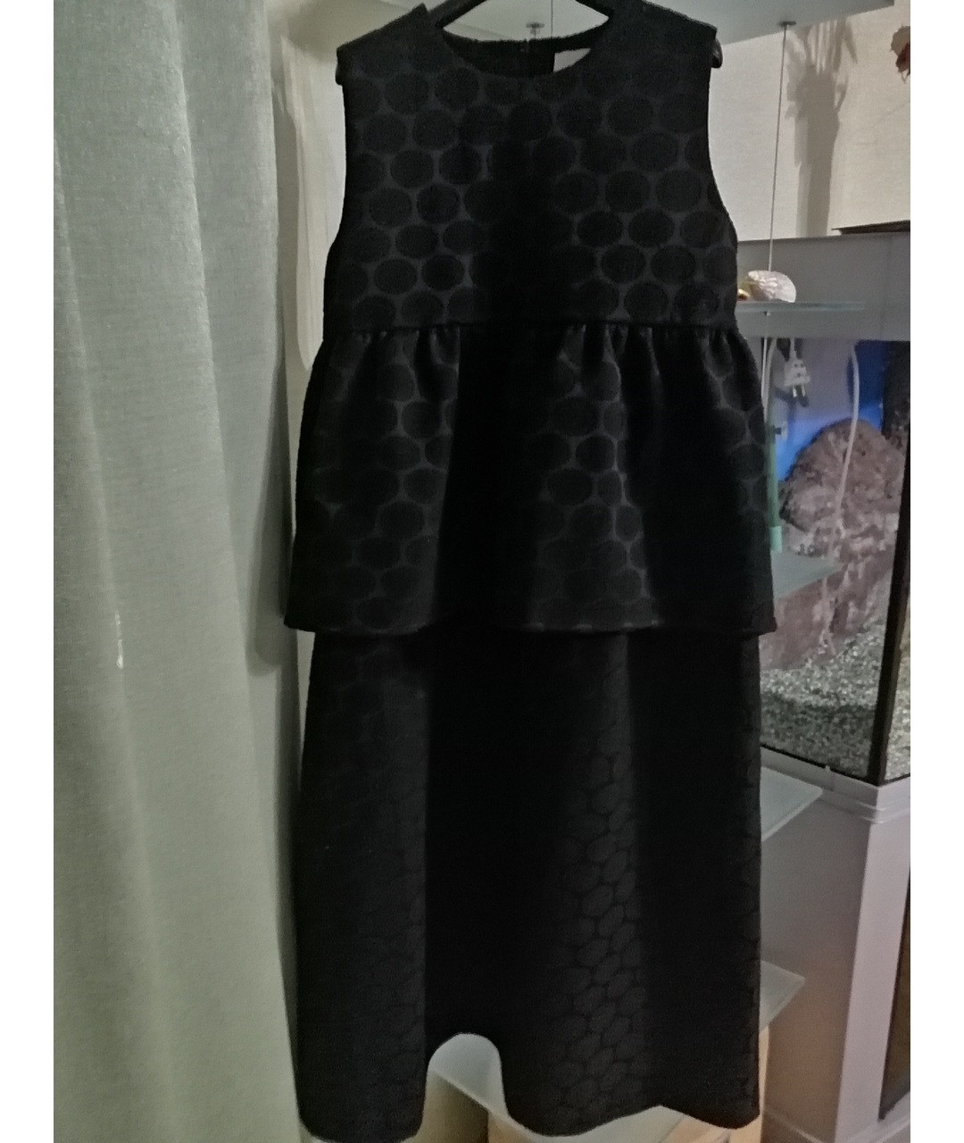 EDIT Черное полиэстеровое повседневное платье, фото 7