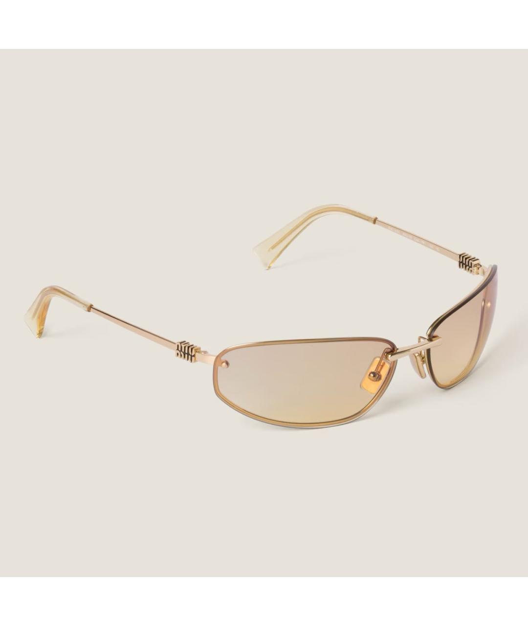 MIU MIU Желтые солнцезащитные очки, фото 9