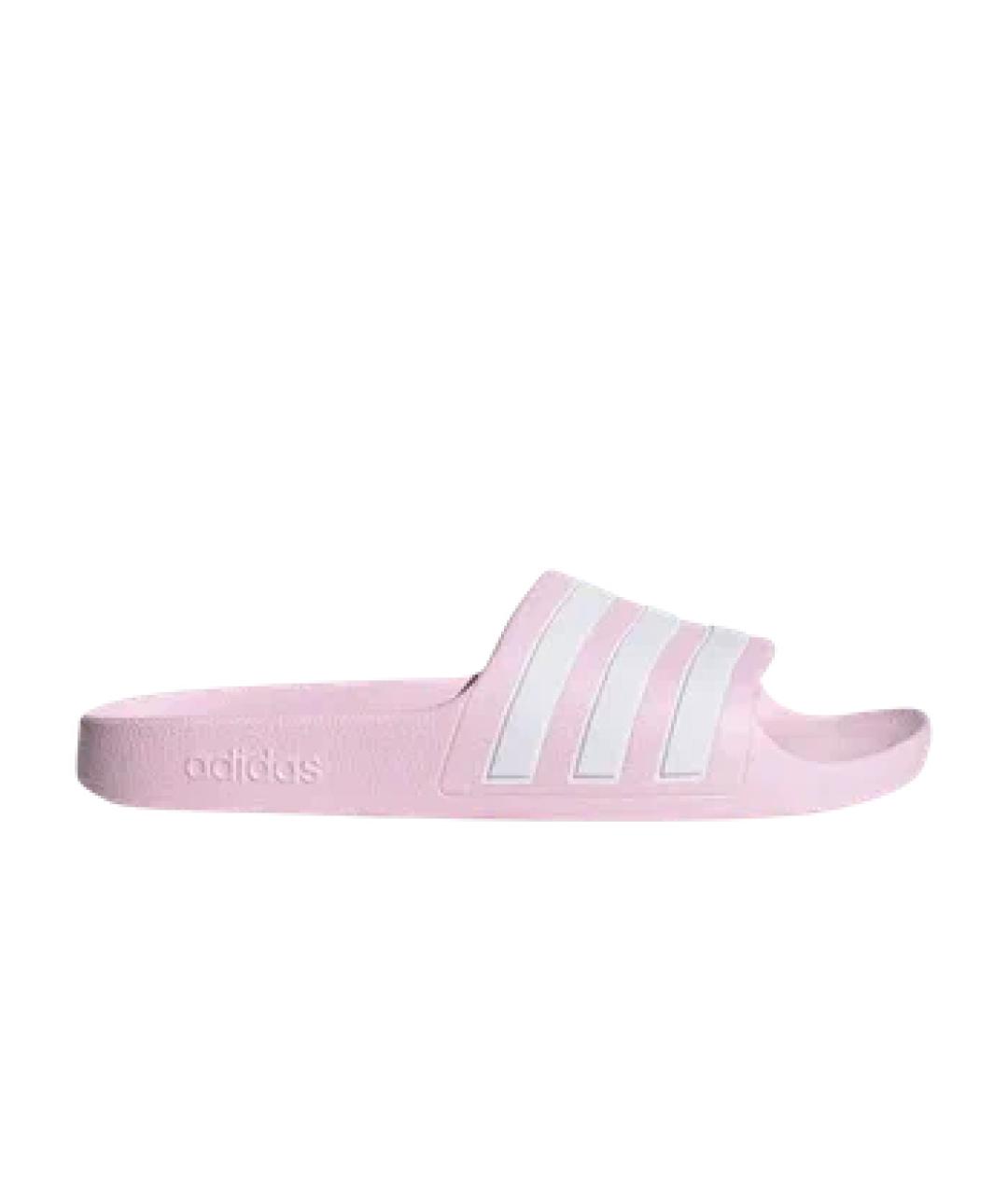 ADIDAS Розовые резиновые шлепанцы, фото 1