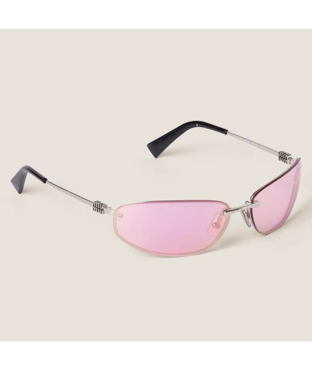 MIU MIU Розовые солнцезащитные очки, фото 9