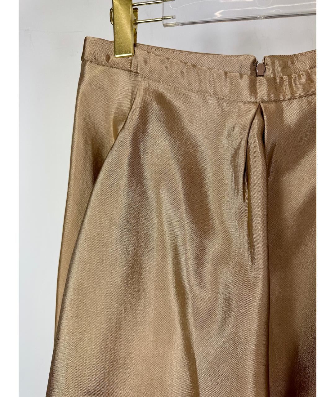 BALENCIAGA Коричневая хлопковая юбка миди, фото 4