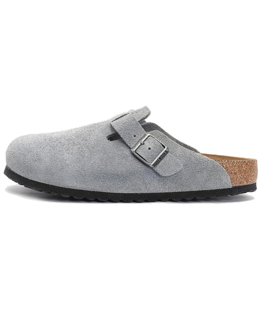 BIRKENSTOCK Серые сабо, фото 2