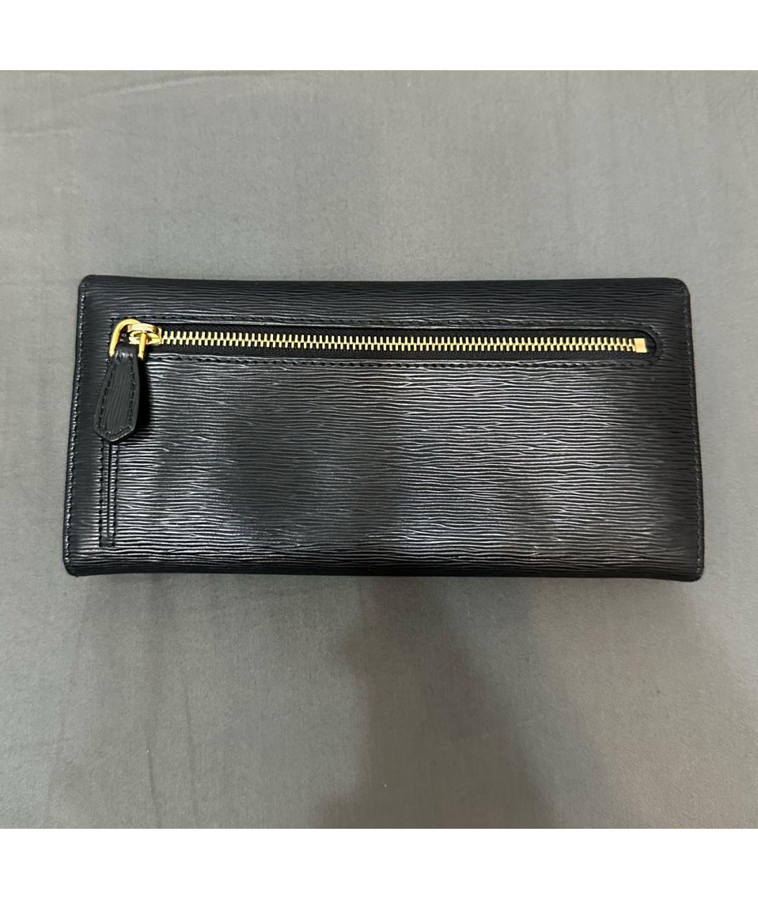 PRADA Темно-синий кожаный кошелек, фото 3