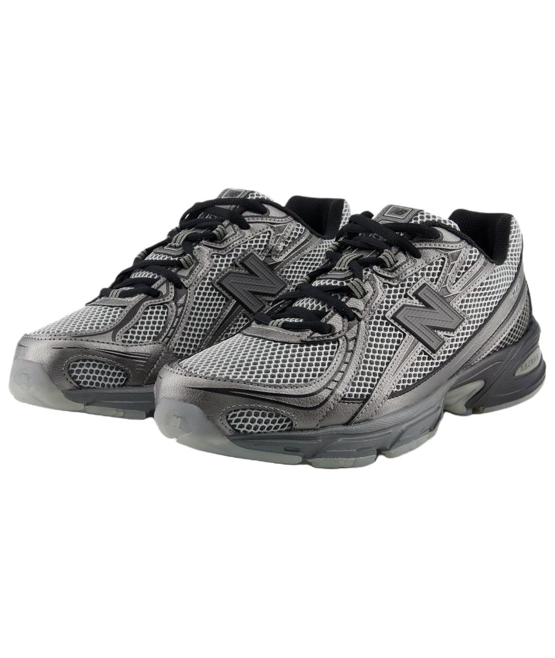 NEW BALANCE Серебряные кроссовки, фото 3