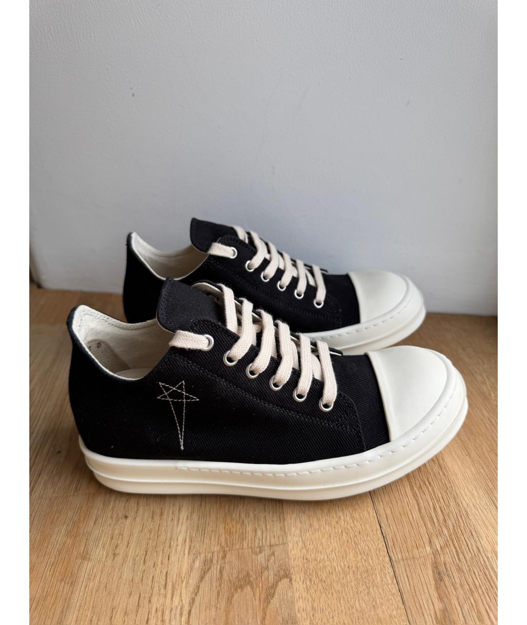 RICK OWENS DRKSHDW Черные кеды, фото 4