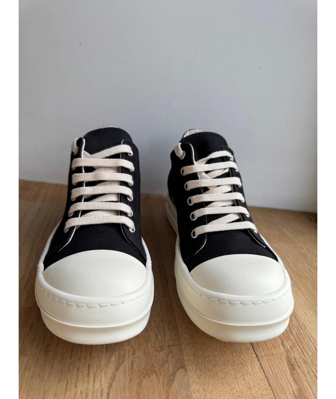 RICK OWENS DRKSHDW Черные кеды, фото 3