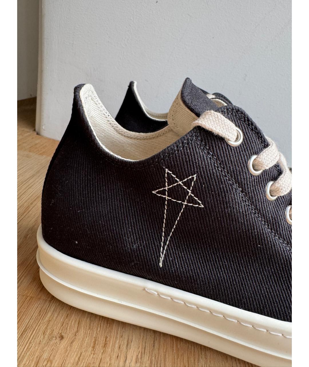 RICK OWENS DRKSHDW Черные кеды, фото 7