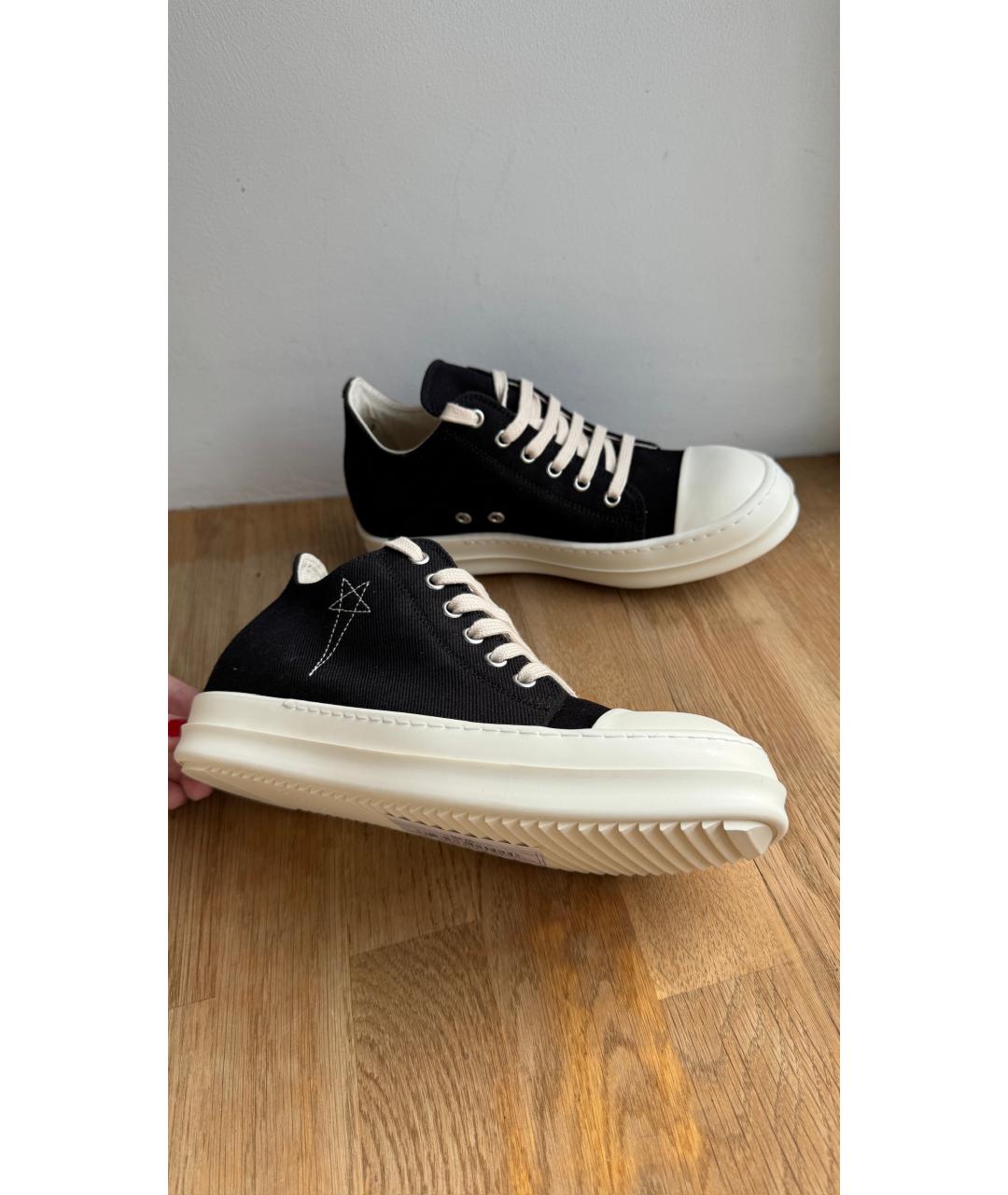 RICK OWENS DRKSHDW Черные кеды, фото 2