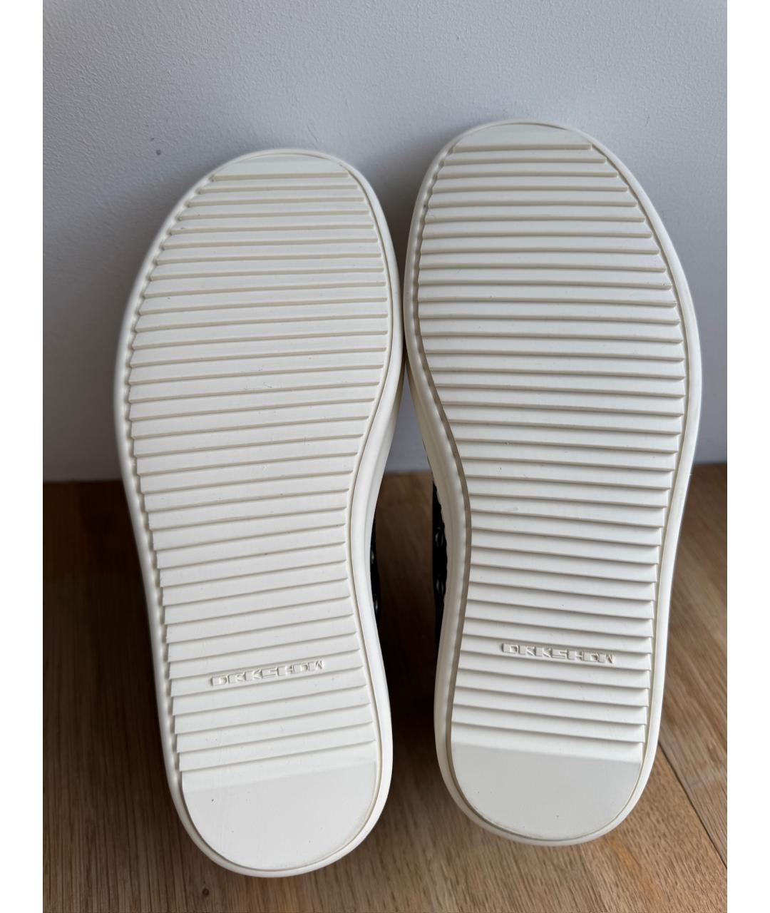 RICK OWENS DRKSHDW Черные кеды, фото 6