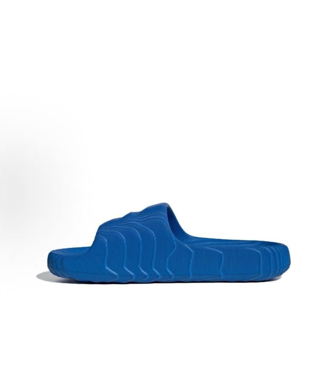 ADIDAS Синие резиновые шлепанцы, фото 3
