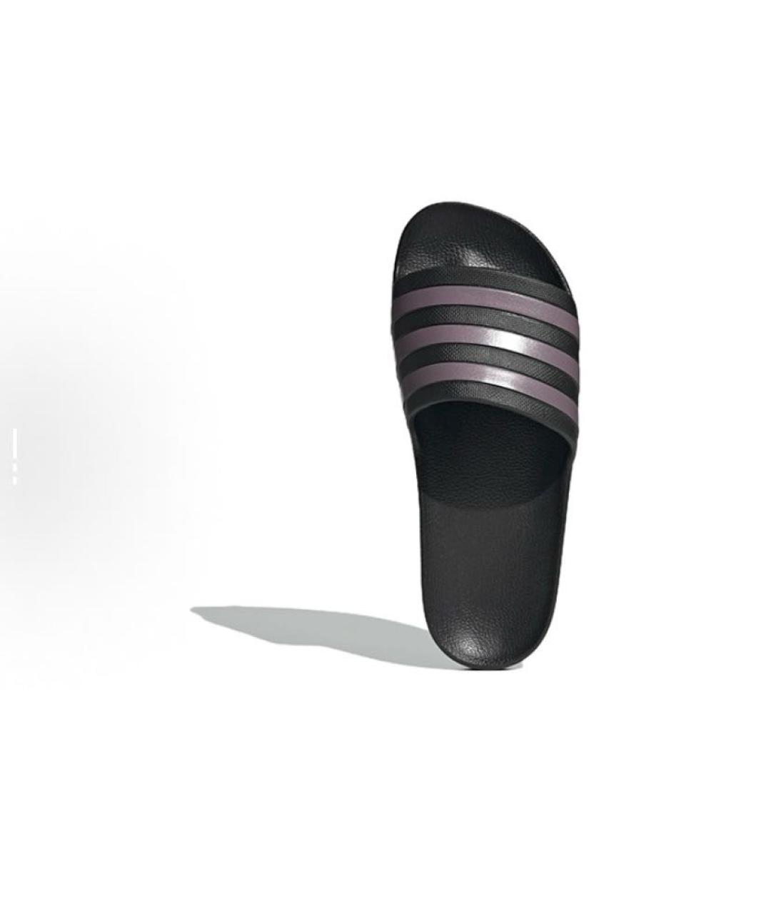 ADIDAS Черные резиновые шлепанцы, фото 6