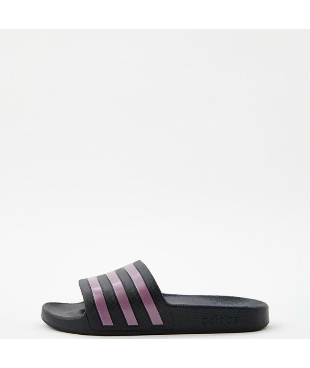 ADIDAS Черные резиновые шлепанцы, фото 2