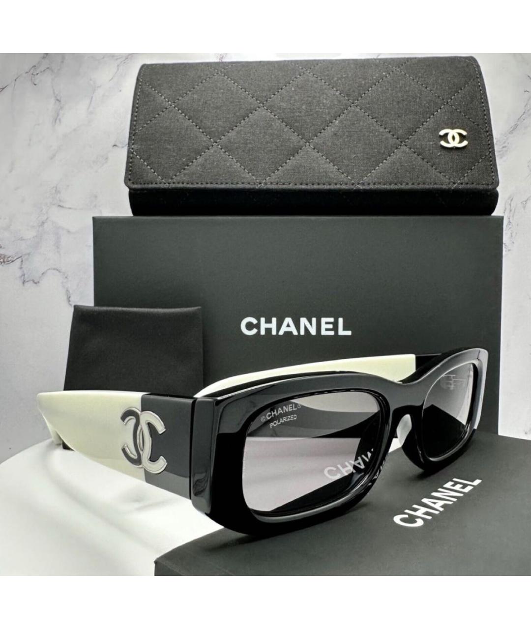 CHANEL Черные солнцезащитные очки, фото 3