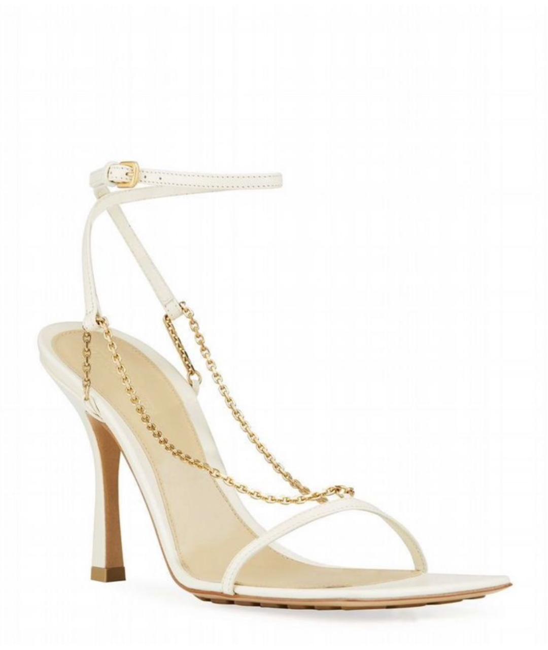 BOTTEGA VENETA Кожаные босоножки, фото 8